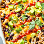Chicken Burrito Casserole