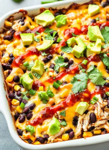 Chicken Burrito Casserole