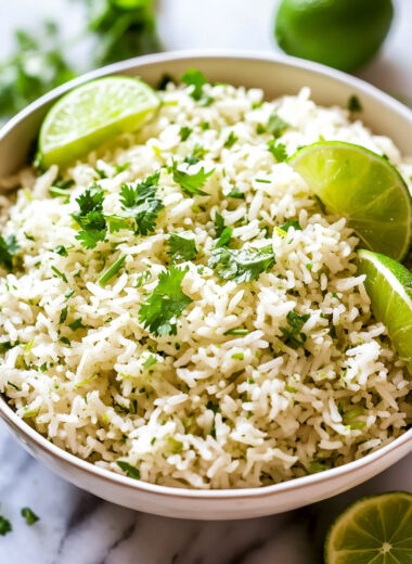 Cilantro Lime Rice in a Rice Cooker