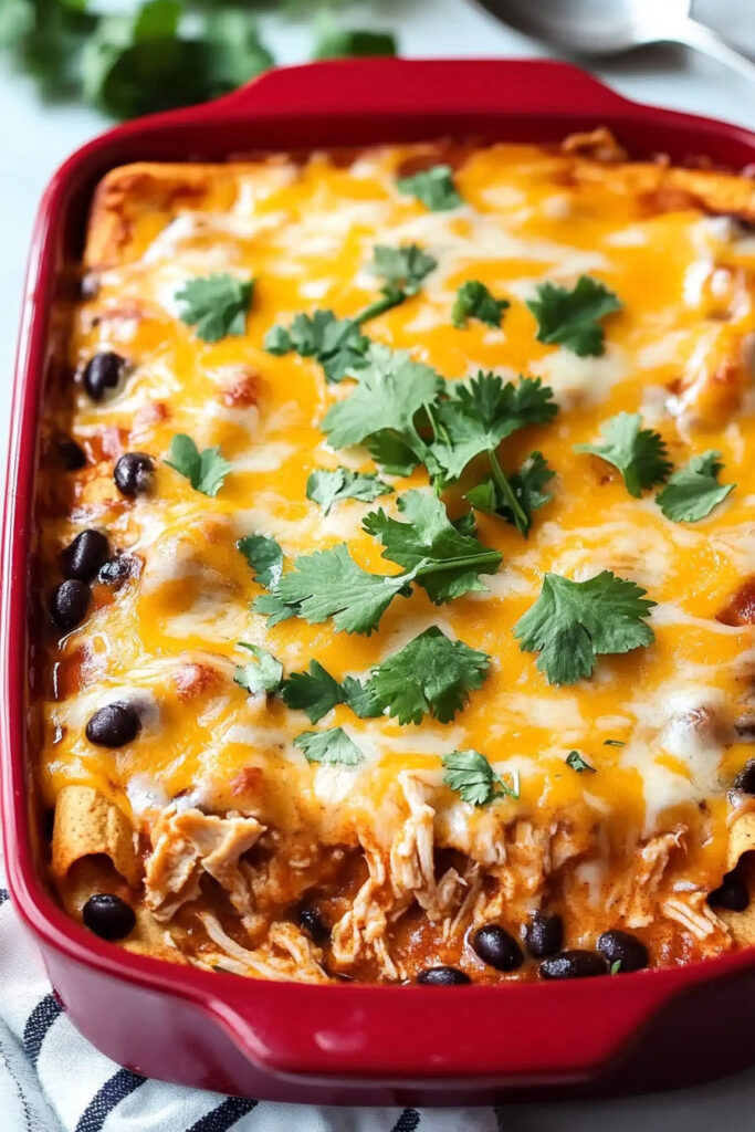 Cooking Chicken Thigh Enchilada Casserole