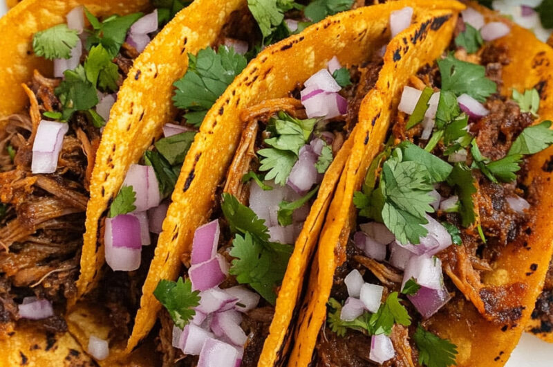 Crockpot Birria Tacos