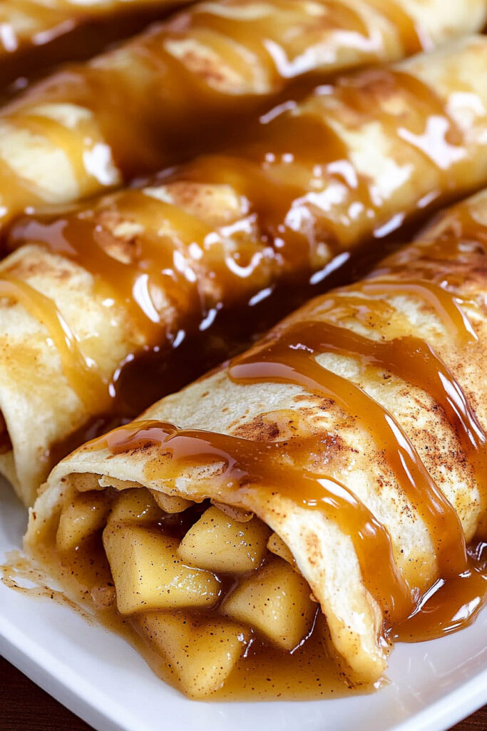 Customization Apple Pie Enchiladas
