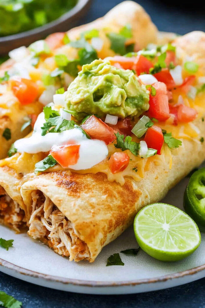 Customizations Baked Chicken Chimichangas