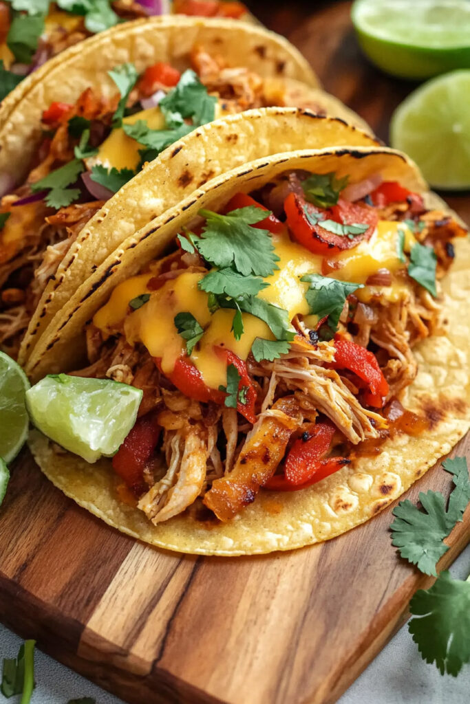 Customizations Pulled Chicken Tacos Recipe