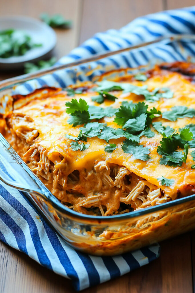 How to Make Chicken Enchilada Casserole No Tortilla