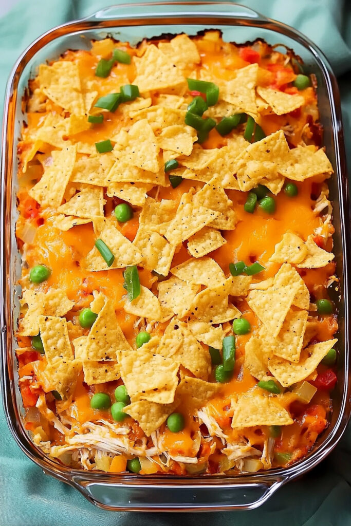 How to Make Mexican Chicken Dorito Casserole