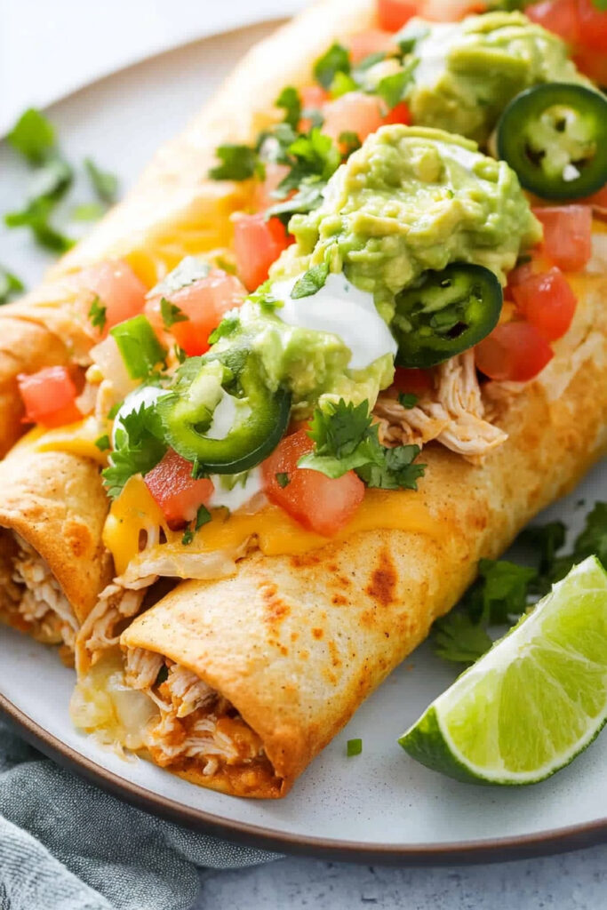 How to Serv Chicken Chimichangas