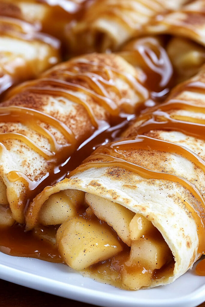 Instructions Apple Pie Enchiladas