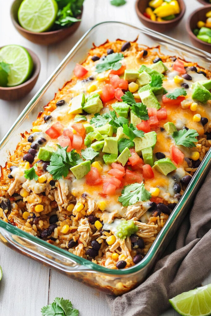 Mexican Chicken and Rice Casserole Recipe