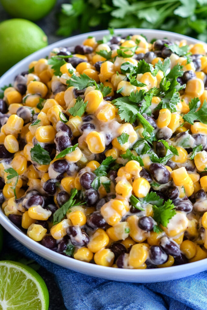 Serving Ideas Mexican Corn and Black Bean Salad