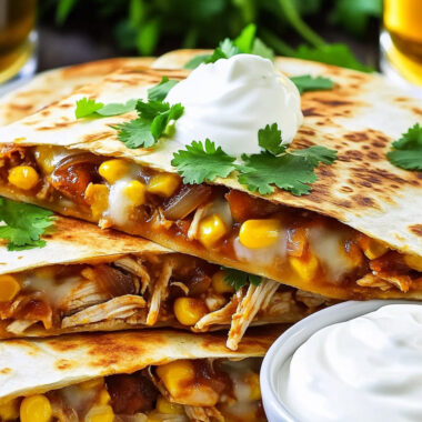 BBQ Chicken Quesadillas