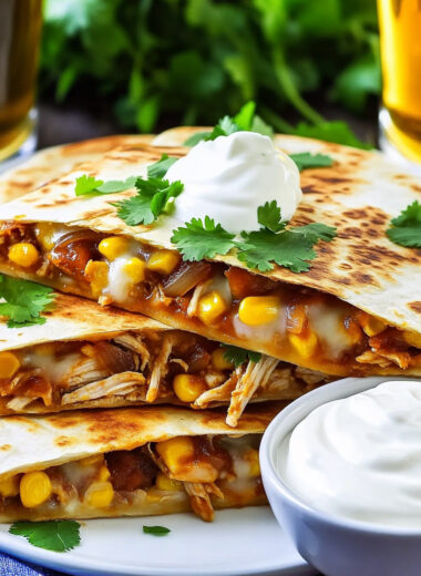 BBQ Chicken Quesadillas