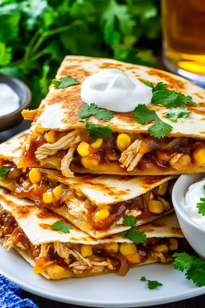 BBQ Chicken Quesadillas Recipe