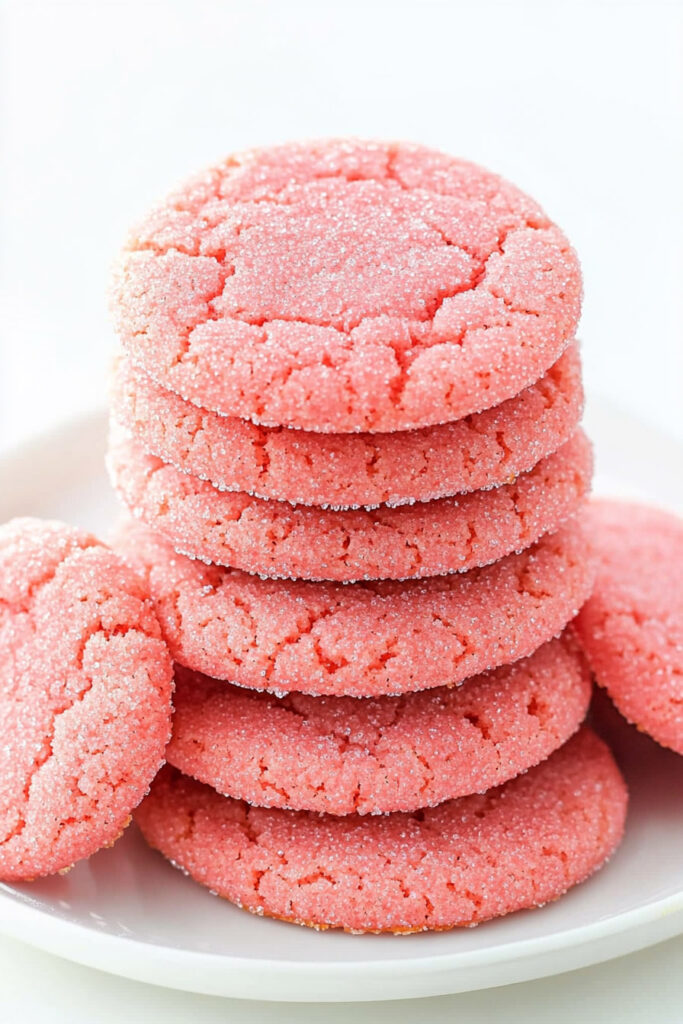 Bake Mexican Pink Cookies