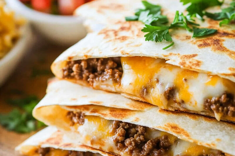 Ground Beef Quesadillas