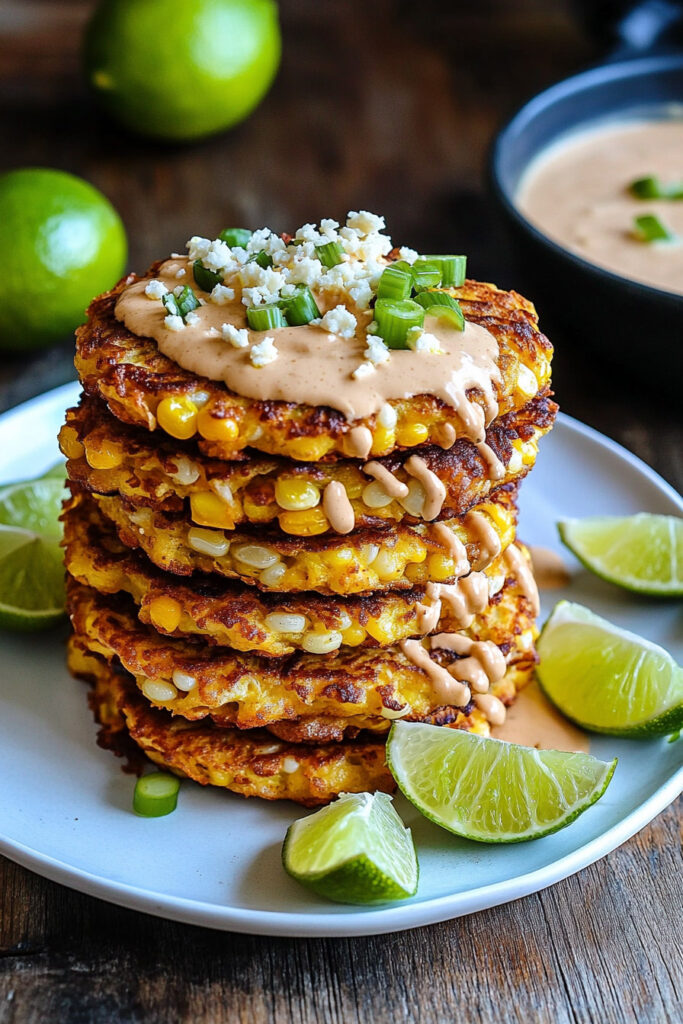 How to Make Mexican Street Corn Fritters