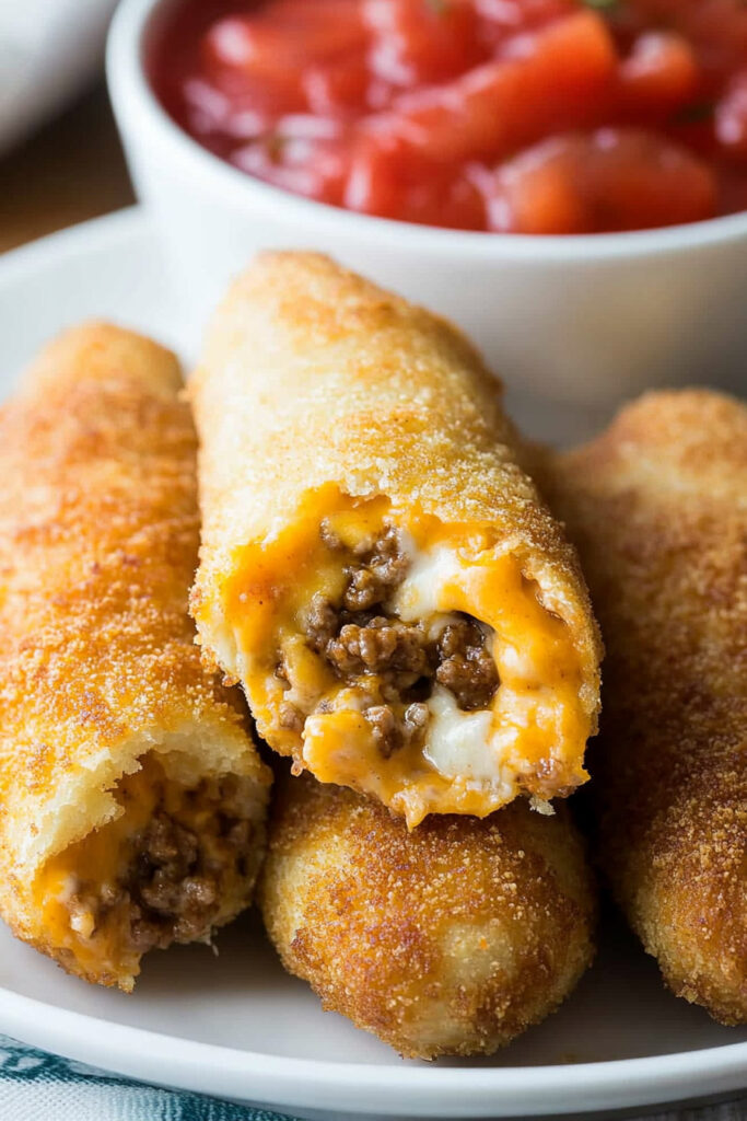 How to Serve Cheesy Taco Sticks