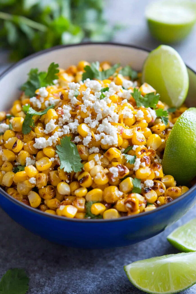 How to Serve Skillet Mexican Street Corn