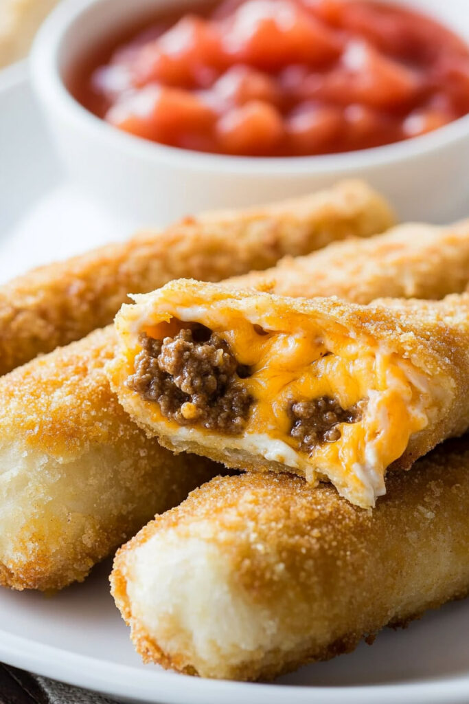 Instructions Cheesy Taco Sticks