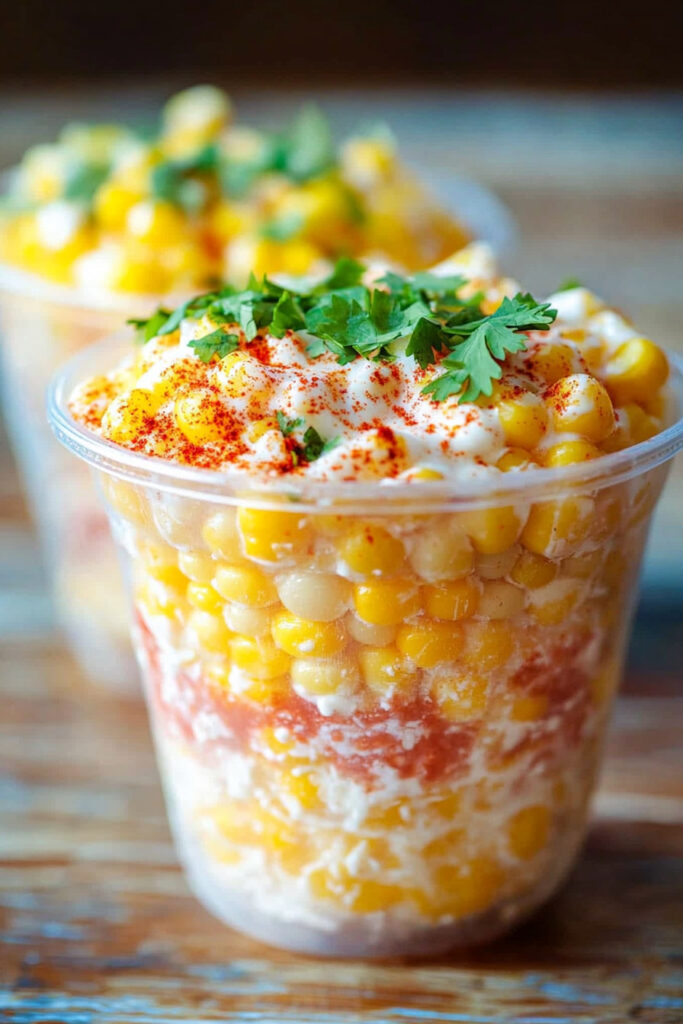Instructions Mexican Corn in a Cup