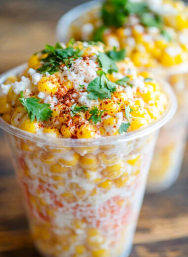 Mexican Corn in a Cup