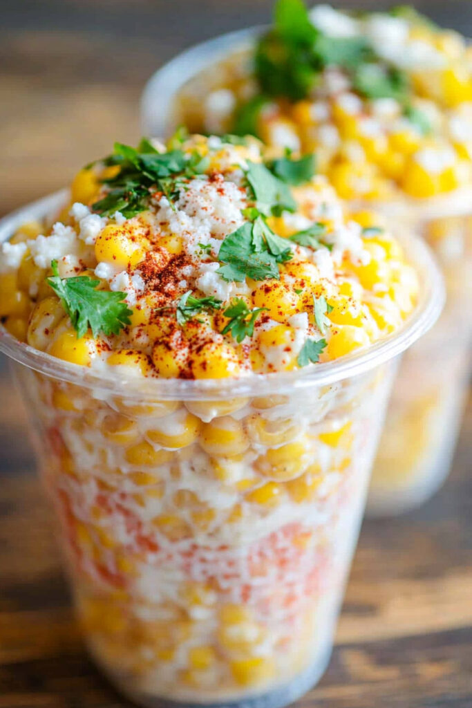 Mexican Corn in a Cup