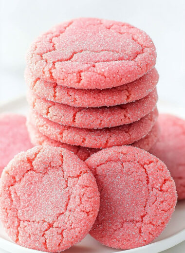 Mexican Pink Cookies Polvorones Rosas