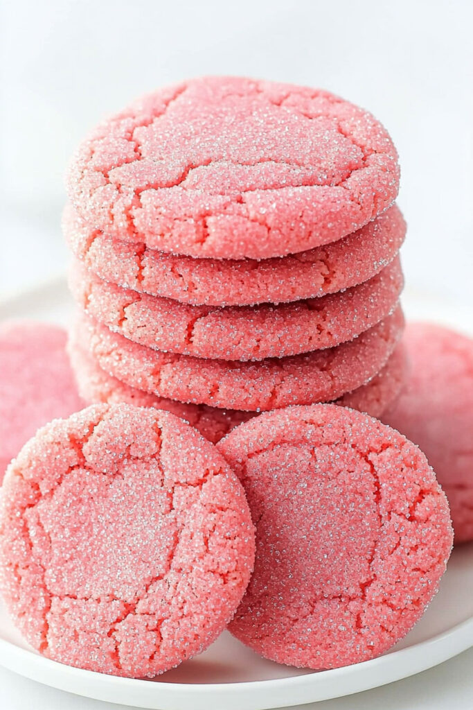 Mexican Pink Cookies Polvorones Rosas