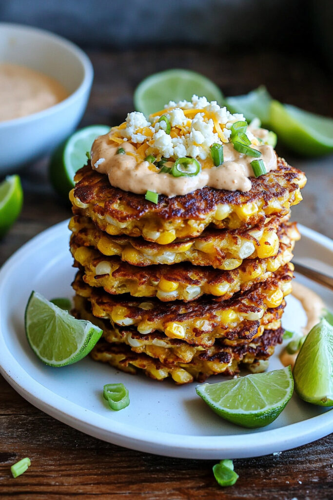 Mexican Street Corn Fritters