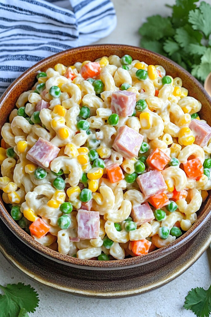 How to Serve Mexican Macaroni Salad
