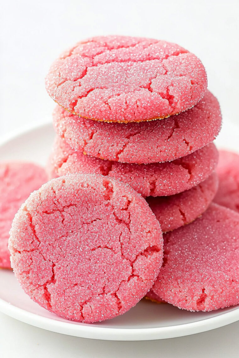 Mexican Pink Cookies Polvorones Rosas Sabor Mexicana 