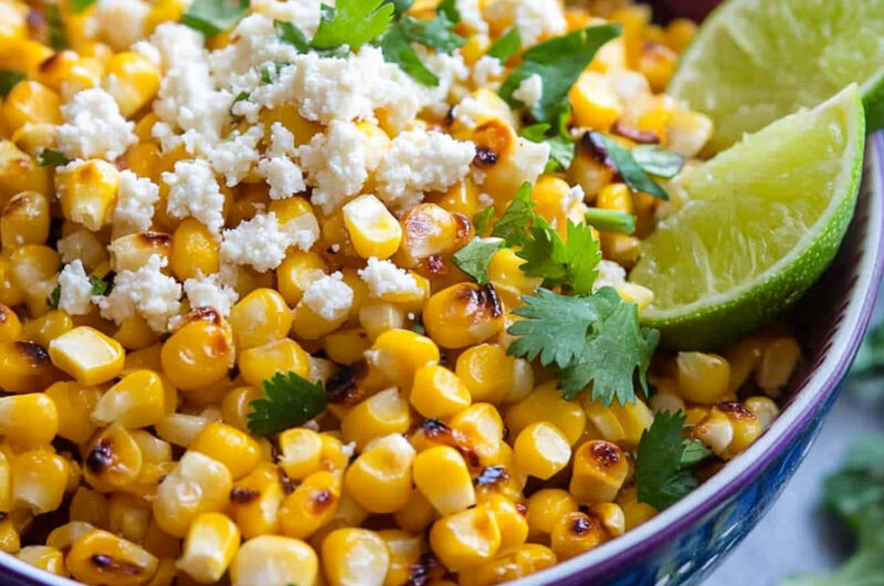 Skillet Mexican Street Corn Recipe