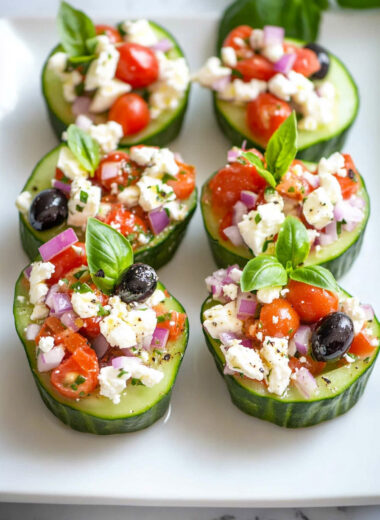 Stuffed Cucumber Bites