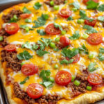 Taco Pizza with Crescent Rolls