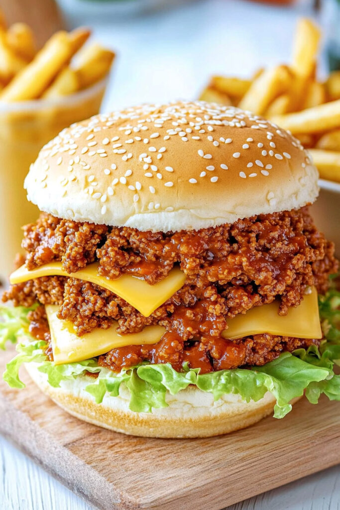 Variations Big Mac Sloppy Joes