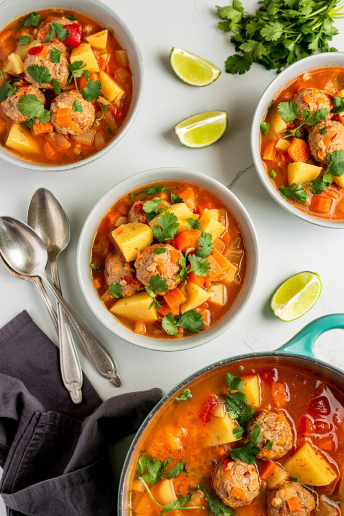 Albondigas soup