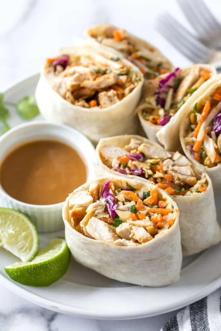 Asian Chicken Wraps