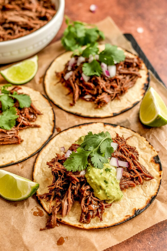 Assemble Chuck Roast Tacos