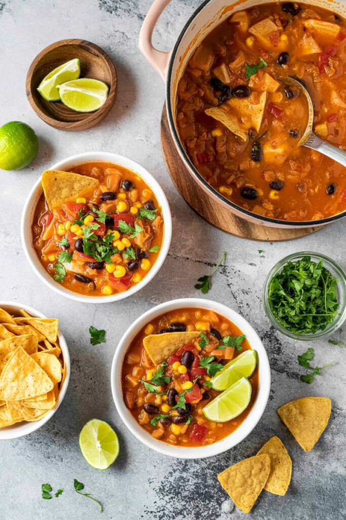 Cooked Beef Enchilada Soup