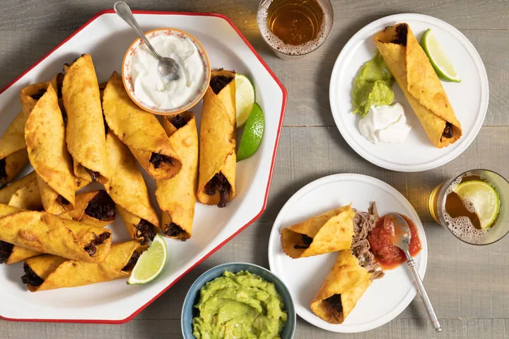 Beef Flautas