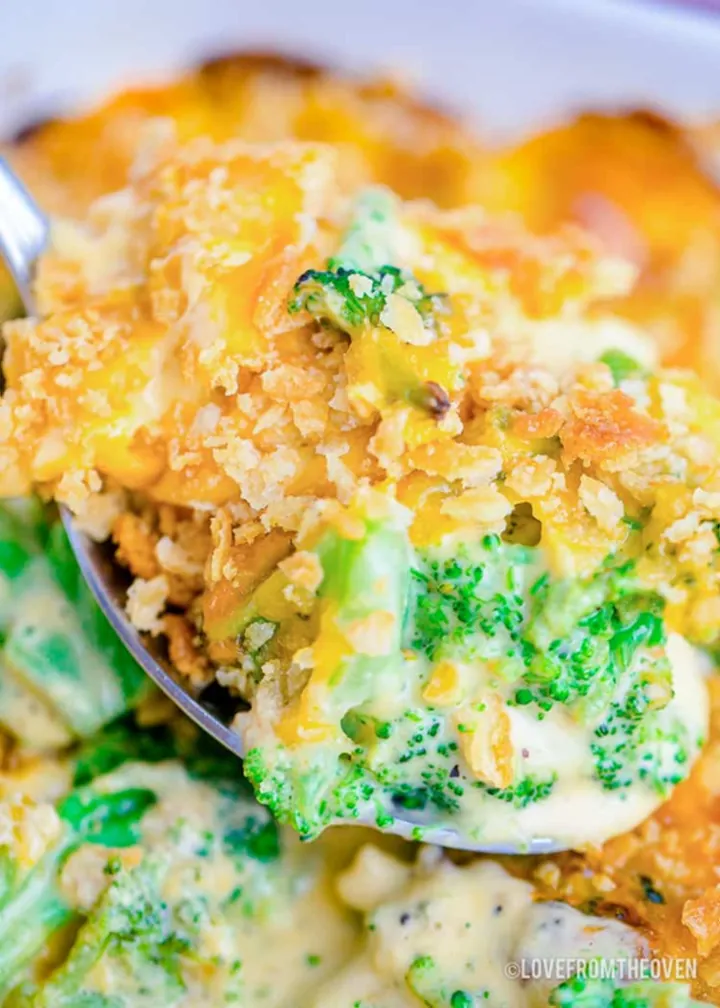 Broccoli Casserole with Ritz Crackers