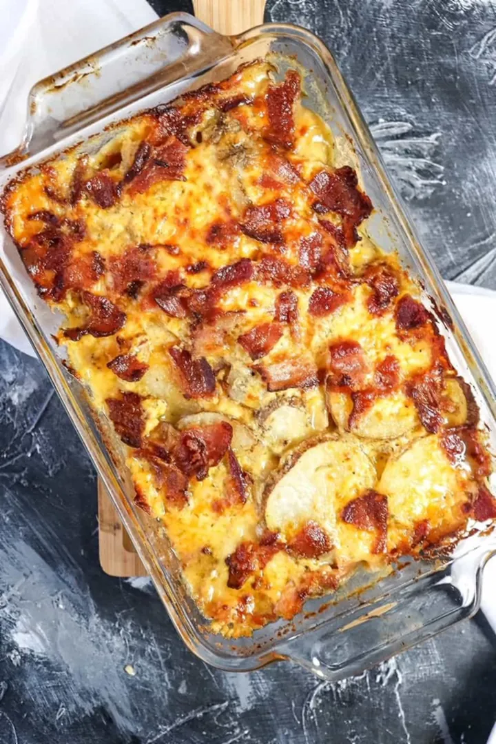 Cheesy Bacon Ranch Scalloped Potatoes