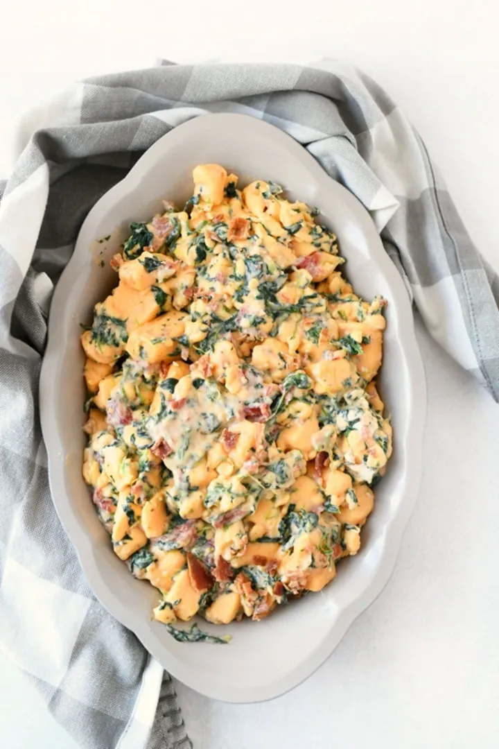 Cheesy Bacon Spinach Dip