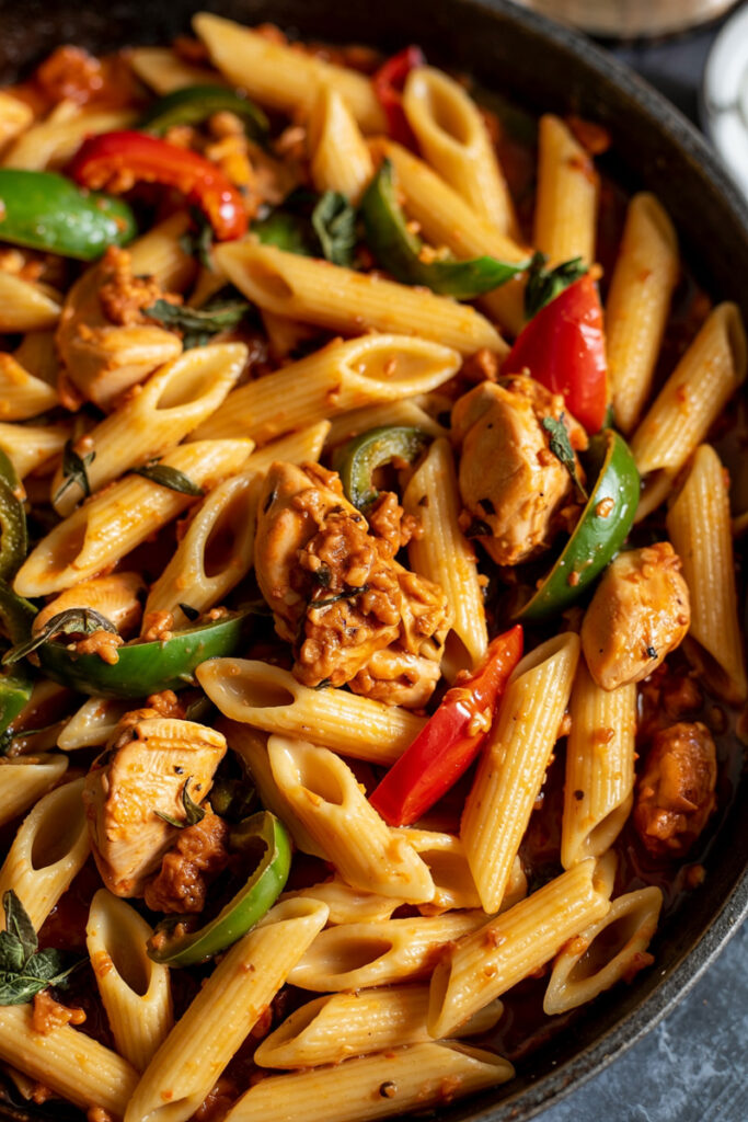 Chicken Fajita Pasta Recipe