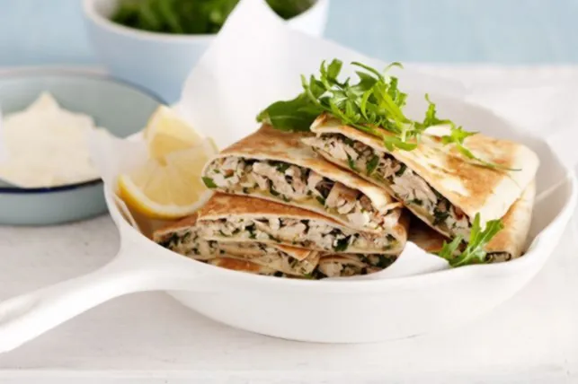 Chicken Salsa Verde Quesadillas