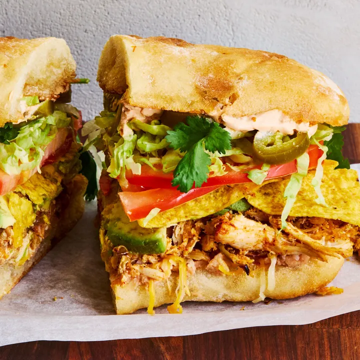 Chicken Taco Torta