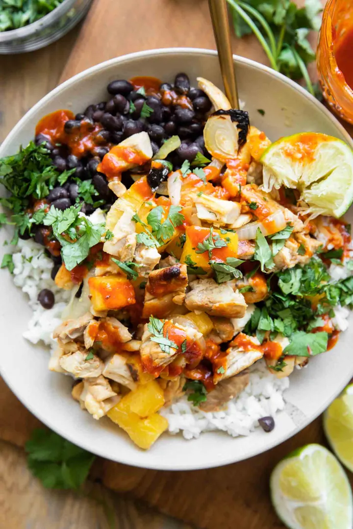 Chicken al Pastor Bowls