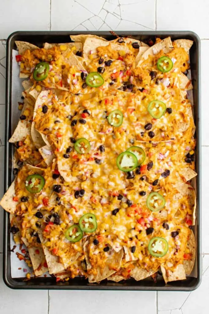 Crockpot Chicken Nachos