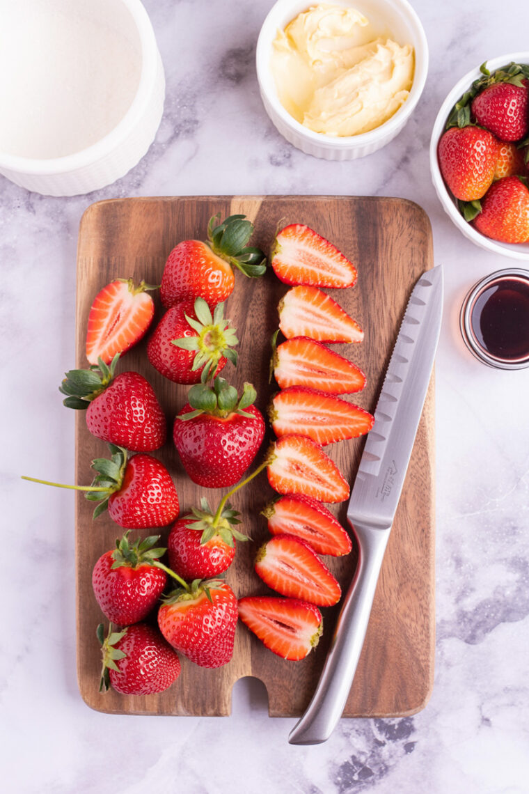 Fresas con Crema (Strawberries and Cream) - Sabor Mexicana