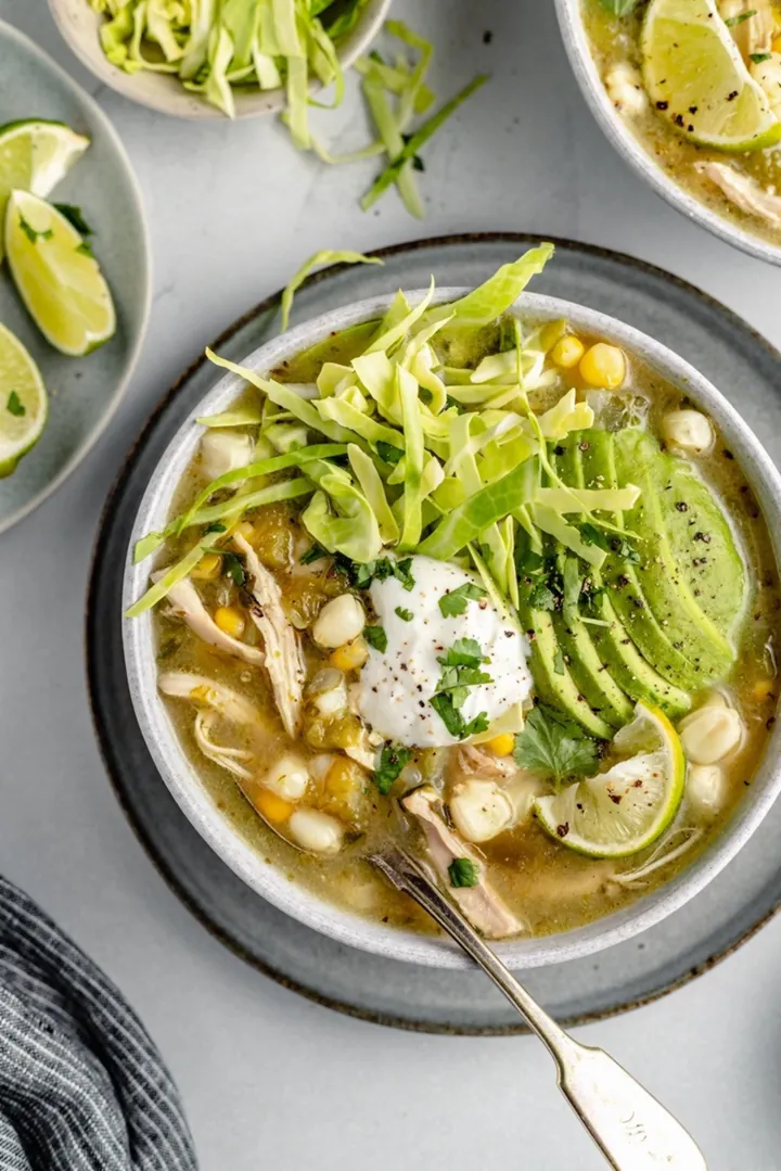 Green Chile Chicken Pozole